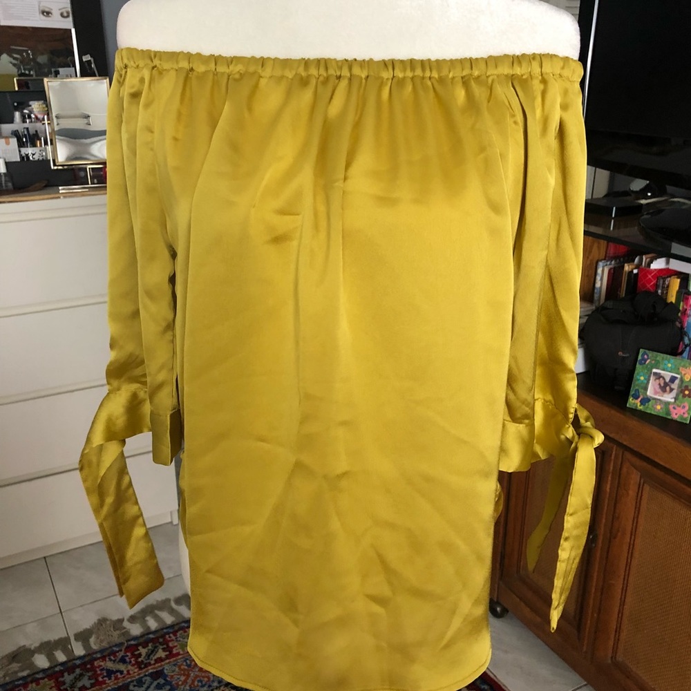 Silk top.